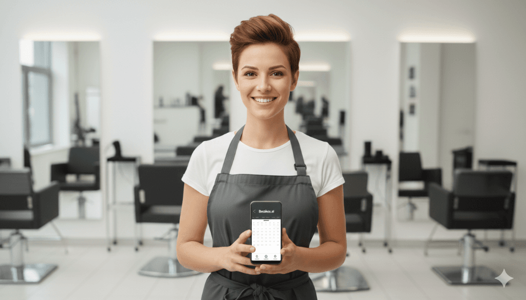 Aplikacija za naročanje strank za frizerske salone